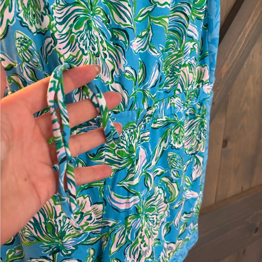 Lilly Pulitzer sleeveless romper cover up - Picture 2 of 5